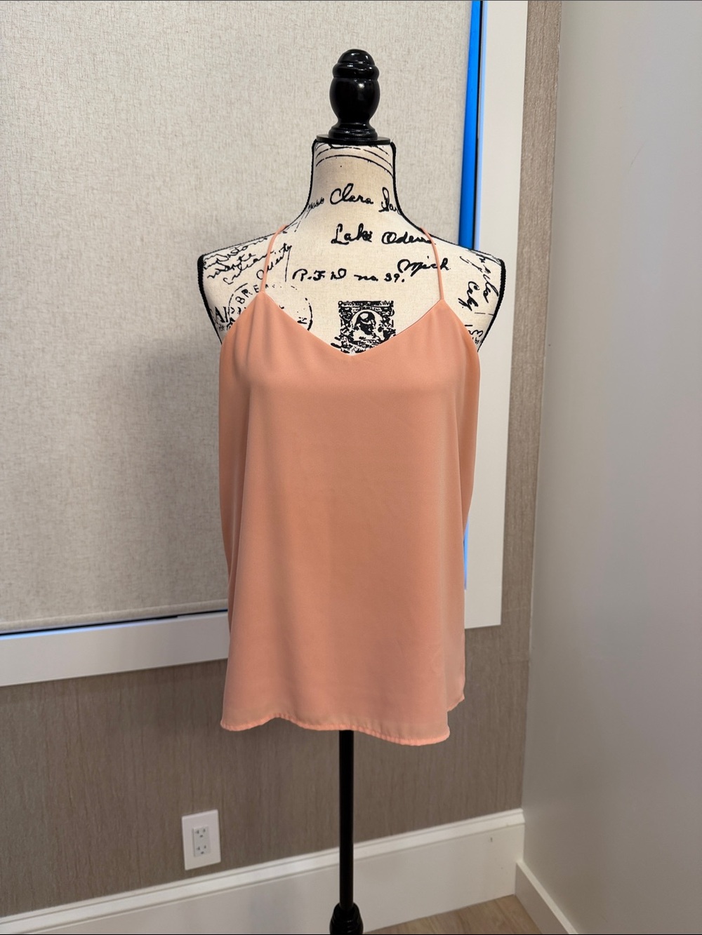 Express Reversible Pink V-Neck Slip Cami